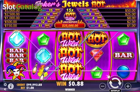 Οθόνη4. Joker’s Jewels Hot Κουλοχέρης