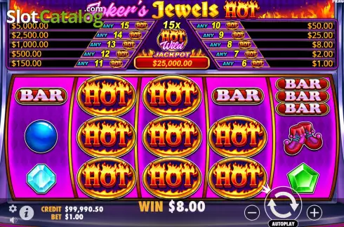 Οθόνη5. Joker’s Jewels Hot Κουλοχέρης