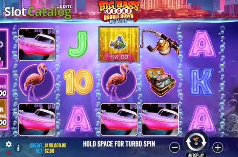 Οθόνη2. Big Bass Vegas Double Down Deluxe Κουλοχέρης