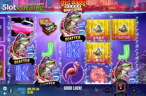 Οθόνη3. Big Bass Vegas Double Down Deluxe Κουλοχέρης