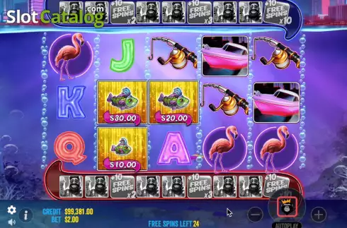 Οθόνη5. Big Bass Vegas Double Down Deluxe Κουλοχέρης