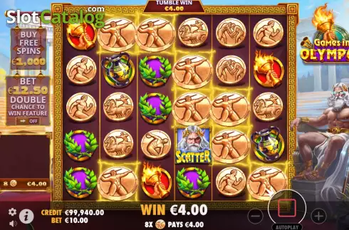 Οθόνη3. Games in Olympus Κουλοχέρης