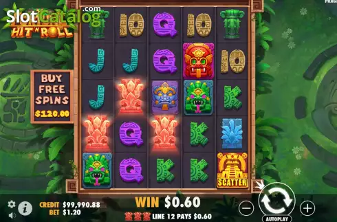Οθόνη3. Fortune Hit’n Roll Κουλοχέρης