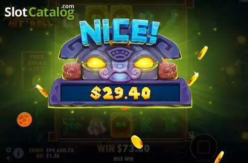 Οθόνη9. Fortune Hit’n Roll Κουλοχέρης