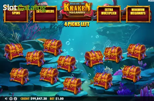 Οθόνη8. Release the Kraken Megaways Κουλοχέρης