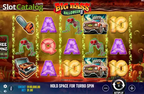 Οθόνη3. Big Bass Halloween 2 Κουλοχέρης
