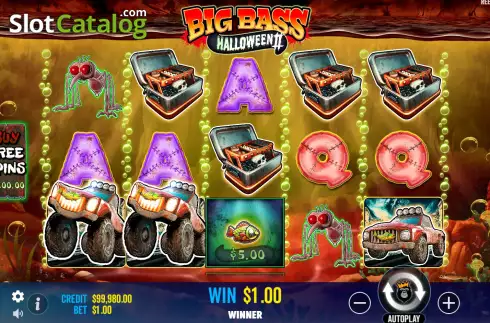 Οθόνη4. Big Bass Halloween 2 Κουλοχέρης