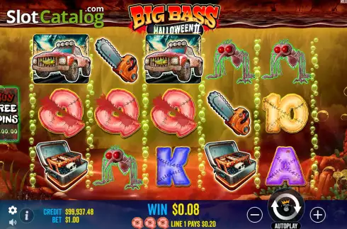 Οθόνη5. Big Bass Halloween 2 Κουλοχέρης