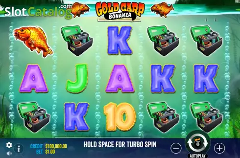 Οθόνη3. Gold Carp Bonanza Κουλοχέρης