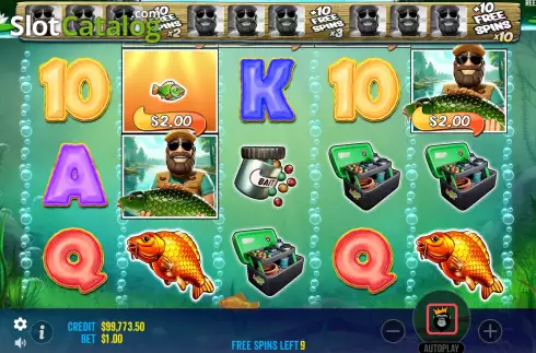 Οθόνη9. Gold Carp Bonanza Κουλοχέρης
