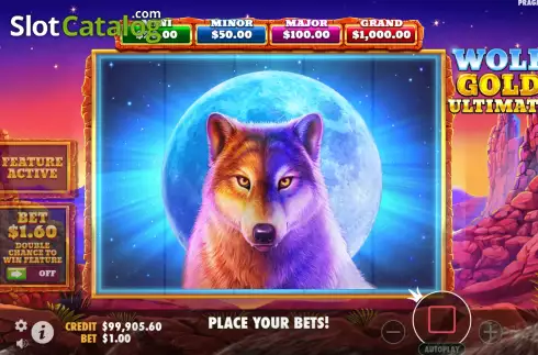 Οθόνη7. Wolf Gold Ultimate Κουλοχέρης
