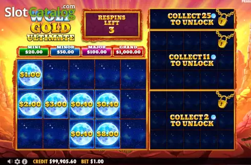 Οθόνη8. Wolf Gold Ultimate Κουλοχέρης