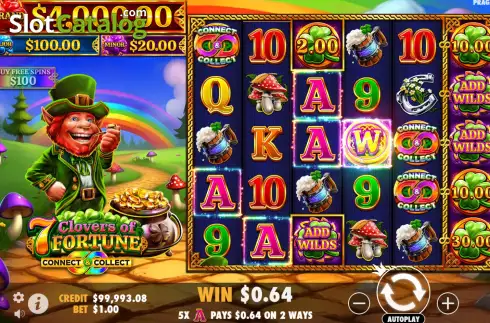 Οθόνη4. 7 Clovers of Fortune Κουλοχέρης