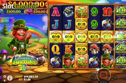 Οθόνη7. 7 Clovers of Fortune Κουλοχέρης