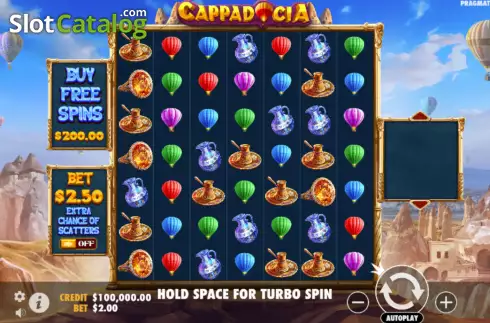 Οθόνη2. Cappadocia (Pragmatic Play) Κουλοχέρης 
