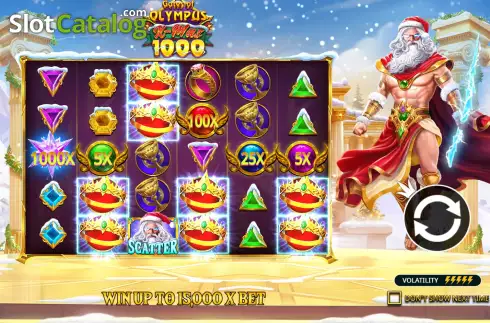 Οθόνη2. Gates of Olympus Xmas 1000 Κουλοχέρης 