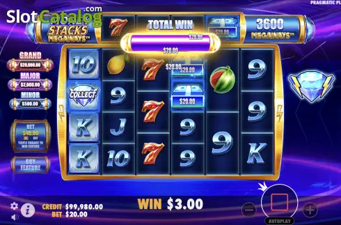 Οθόνη7. Money Stacks Megaways Κουλοχέρης