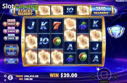 Οθόνη6. Money Stacks Megaways Κουλοχέρης