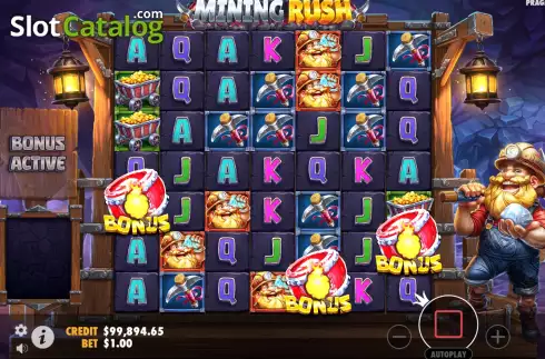 Οθόνη6. Mining Rush Κουλοχέρης 