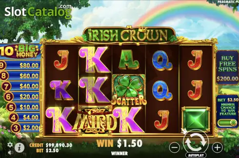 Οθόνη5. Irish Crown Κουλοχέρης