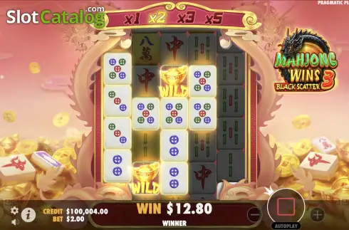 Οθόνη4. Mahjong Wins 3 - Black Scatter Κουλοχέρης 