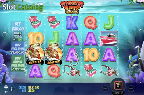 Οθόνη6. Bigger Bass Splash Κουλοχέρης