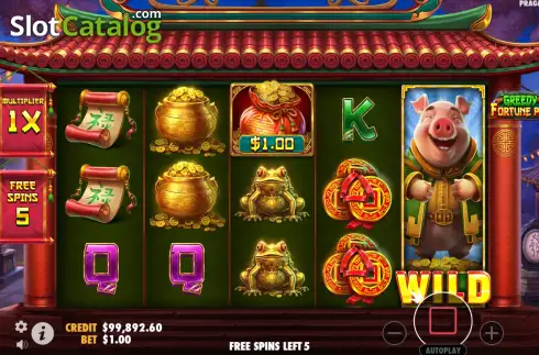 Οθόνη8. Greedy Fortune Pig Κουλοχέρης