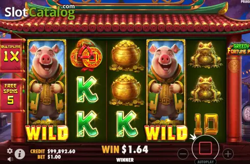 Οθόνη9. Greedy Fortune Pig Κουλοχέρης