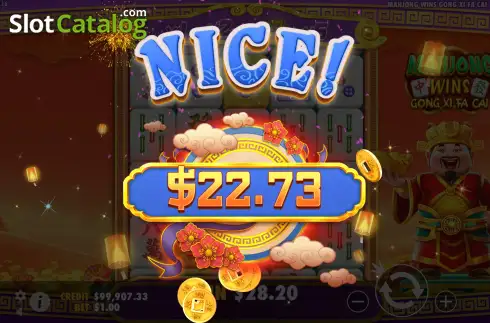 Οθόνη6. Mahjong Wins - Gong Xi Fa Cai Κουλοχέρης
