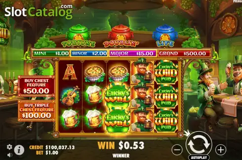 Οθόνη3. Lucky’s Wild Pub Κουλοχέρης 