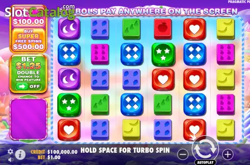 Οθόνη1. Sweet Bonanza 1000 Dice Κουλοχέρης 