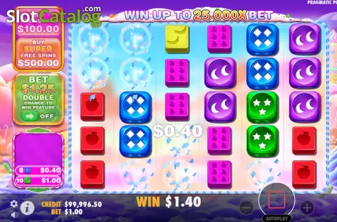 Οθόνη4. Sweet Bonanza 1000 Dice Κουλοχέρης 