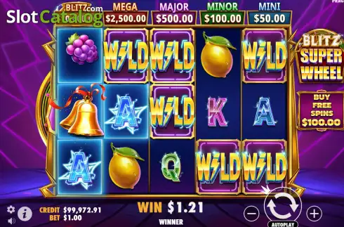 Οθόνη5. Blitz Super Wheel Κουλοχέρης 