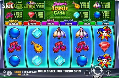 Οθόνη2. Joker’s Jewels Cash Κουλοχέρης