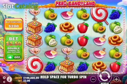 Οθόνη2. Peru Candyland Κουλοχέρης 