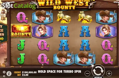 Οθόνη2. Wild West Bounty (Pragmatic Play) Κουλοχέρης
