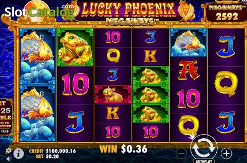Οθόνη3. Lucky Phoenix Megaways Κουλοχέρης