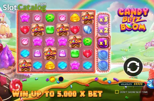 Οθόνη2. Candy Blitz BOOM Κουλοχέρης 