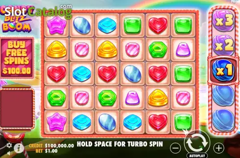 Οθόνη3. Candy Blitz BOOM Κουλοχέρης 