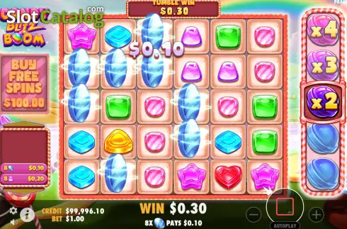 Οθόνη5. Candy Blitz BOOM Κουλοχέρης 