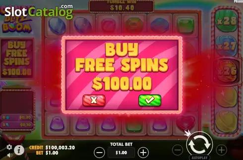 Οθόνη6. Candy Blitz BOOM Κουλοχέρης 