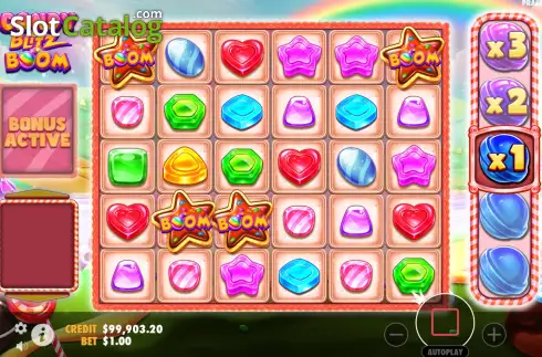 Οθόνη7. Candy Blitz BOOM Κουλοχέρης 