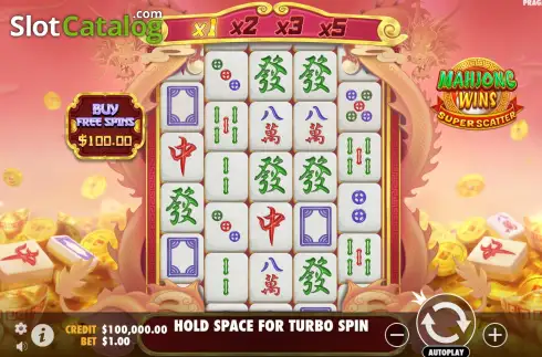 Οθόνη3. Mahjong Wins Super Scatter Κουλοχέρης