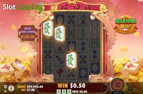 Οθόνη4. Mahjong Wins Super Scatter Κουλοχέρης