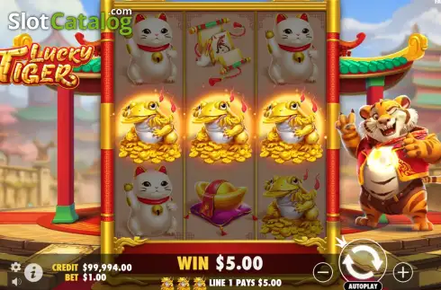 Οθόνη4. Lucky Tiger (Pragmatic Play) Κουλοχέρης