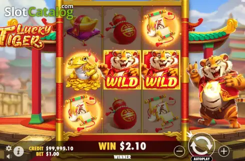 Οθόνη5. Lucky Tiger (Pragmatic Play) Κουλοχέρης