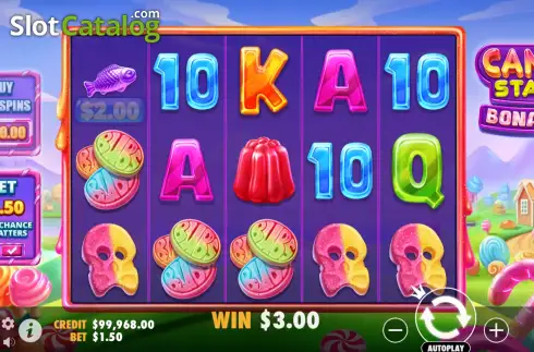 Οθόνη3. Candy Stash Bonanza Κουλοχέρης