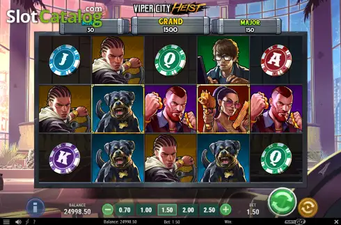 Οθόνη2. Viper City Heist Κουλοχέρης