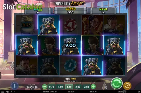 Οθόνη3. Viper City Heist Κουλοχέρης