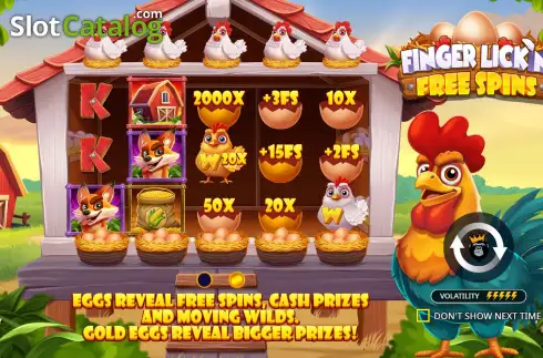 Οθόνη2. Finger Lick’n Free Spins Κουλοχέρης 